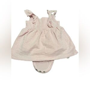 Charming Pink Striped Diaper Cover for Kids